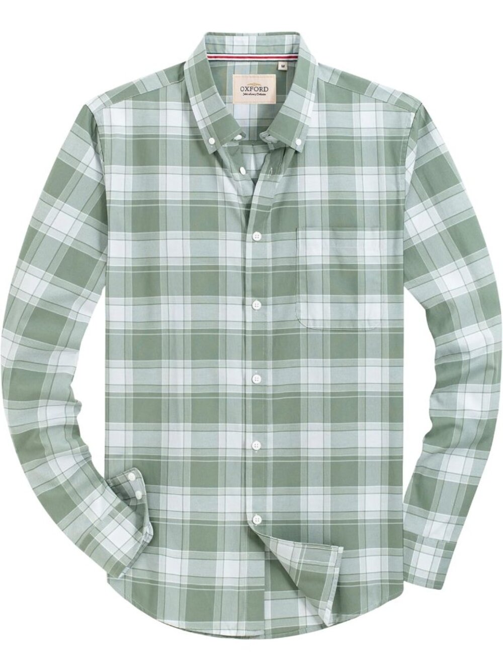 Stylish Long Sleeve Oxford Shirt for Men | Casual & Dressy Button Down with